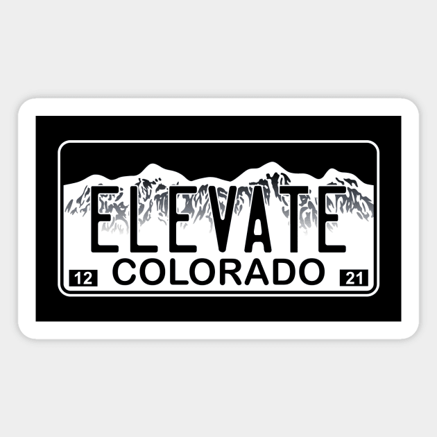 Colorado - Elevate Magnet by zealology